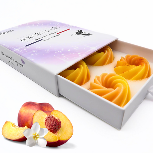 Coffret 6 fondants parfumés - Monoï Pêche