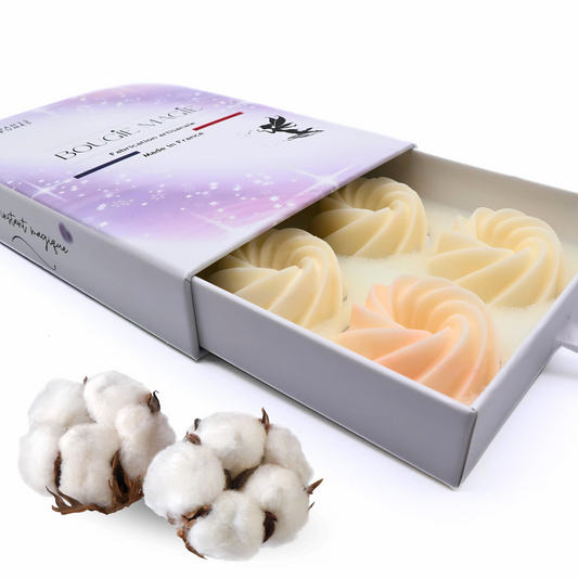 Coffret 6 fondants parfumés - Fleur de coton