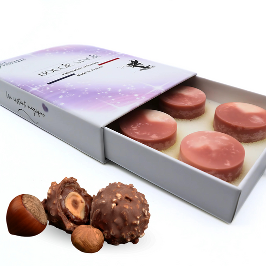 Coffret 6 fondants parfumés - Chocolat praliné