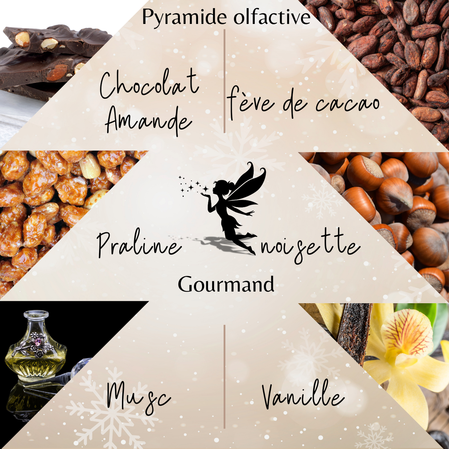 Coffret 6 fondants parfumés - Chocolat praliné